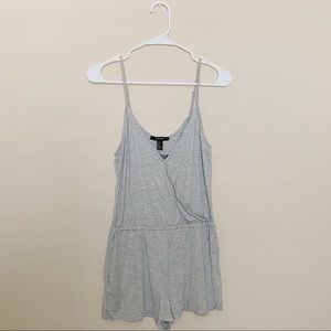 NWT Forever 21 Gray Romper